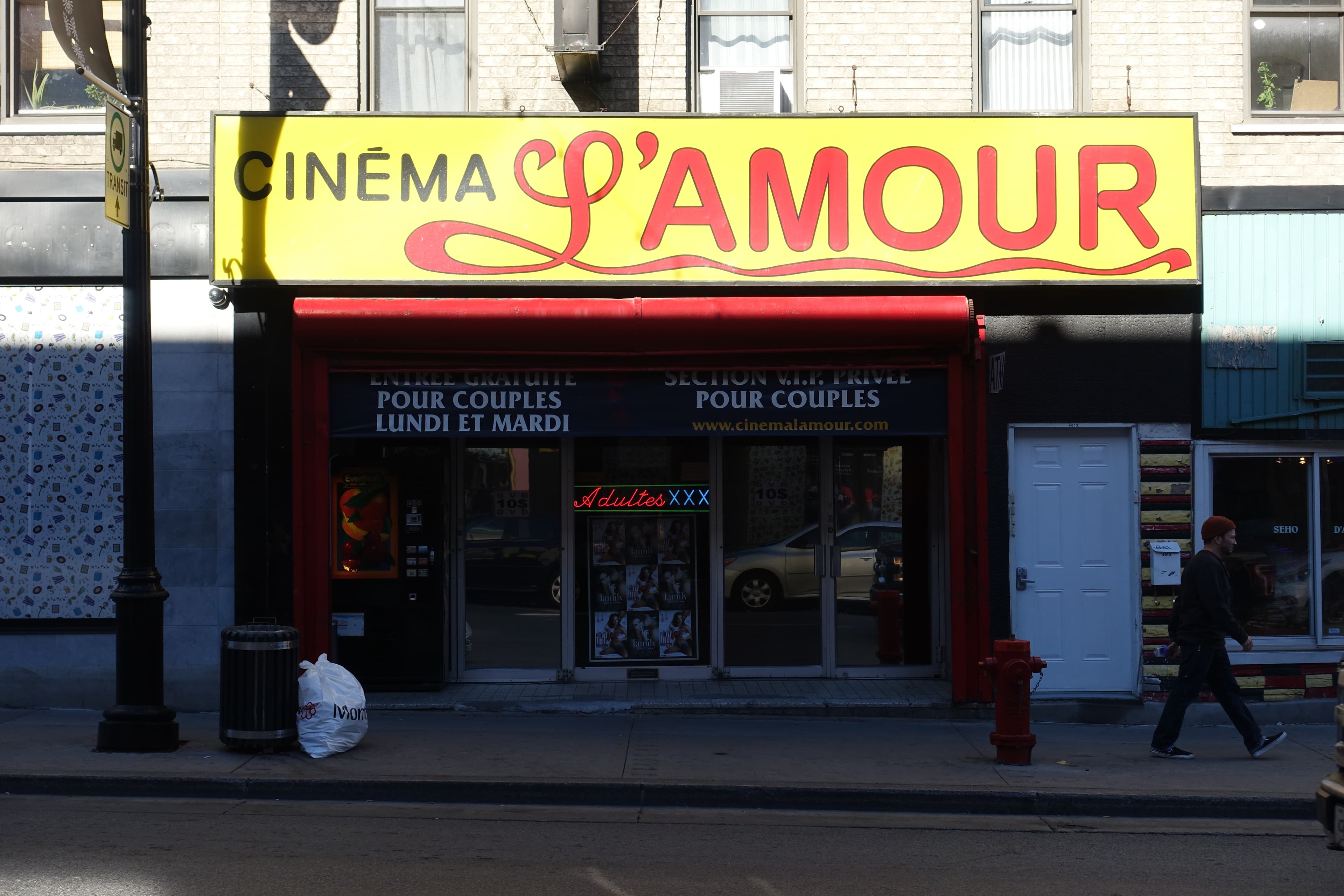 Cinema L'Amour lifestyle club in Montreal, Quebec